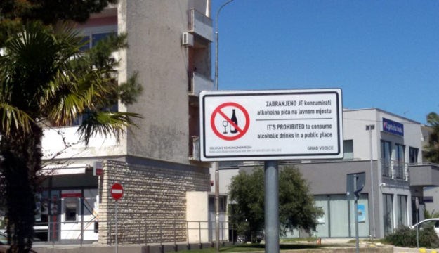 U Vodicama zabranjeno ispijanje alkohola na javnim mjestima
