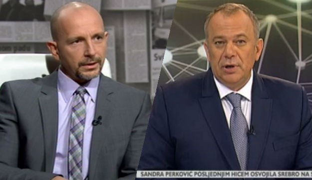 Šprajc tijekom Stankovićeve emisije: Volim ćelave i glupe muškarce. Osobito ako su TV voditelji