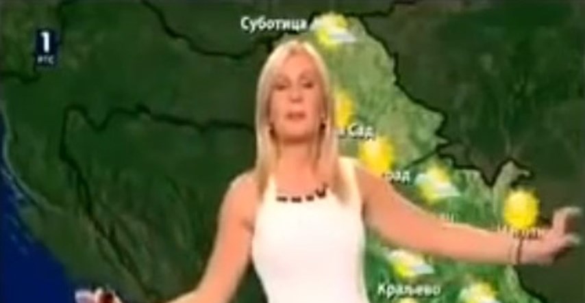 VIDEO Ovaj gaf voditeljice vremenske prognoze u Srbiji nikad neće prestati biti smiješan