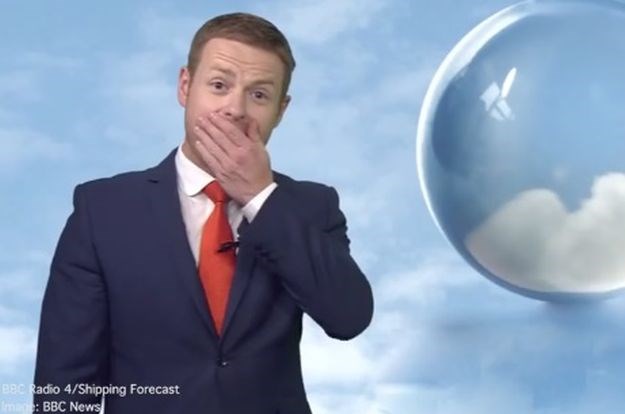 Voditelj vremenske prognoze na BBC-ju skoro povratio u eteru