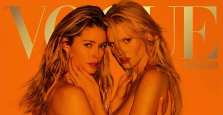 FOTO Vogue na naslovnicu stavio dvije potpuno gole manekenke u klinču