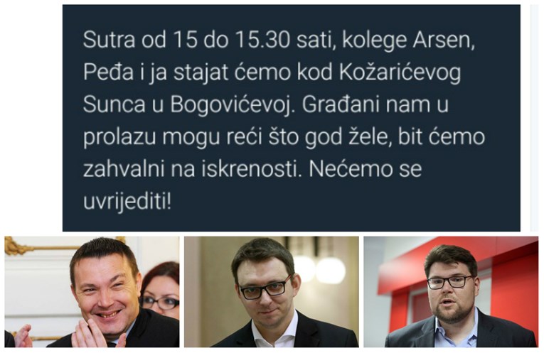 Glavašević, Bauk i Grbin danas će biti u centru Zagreba, pozivaju građane da ih dođu vrijeđati