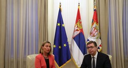 Vučić pred šeficom EU diplomacije pričao o Šešelju pa opet žestoko napao Hrvatsku