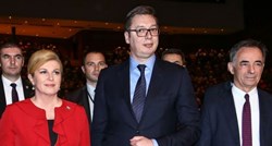 Srbi u Lisinskom oduševljeno pljeskali Kolindi i Vučiću: "Živeo srpski narod"