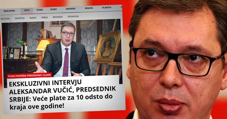 Vučić u intervjuu Kuriru: Srbi i Hrvati u budućnosti bit će mnogo bliži nego danas