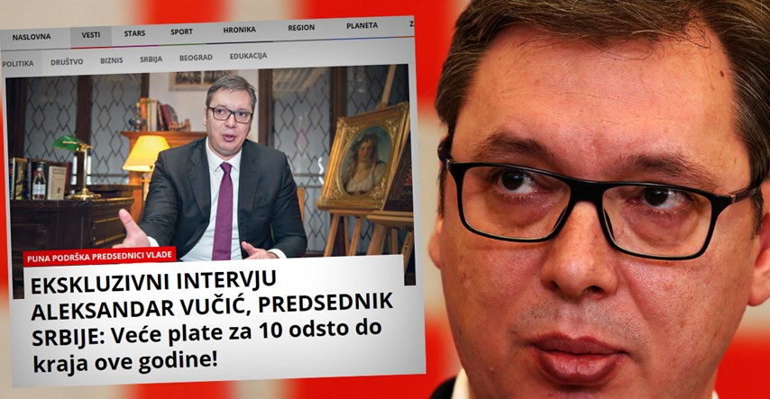 Vučić u intervjuu Kuriru: Srbi i Hrvati u budućnosti bit će mnogo bliži nego danas