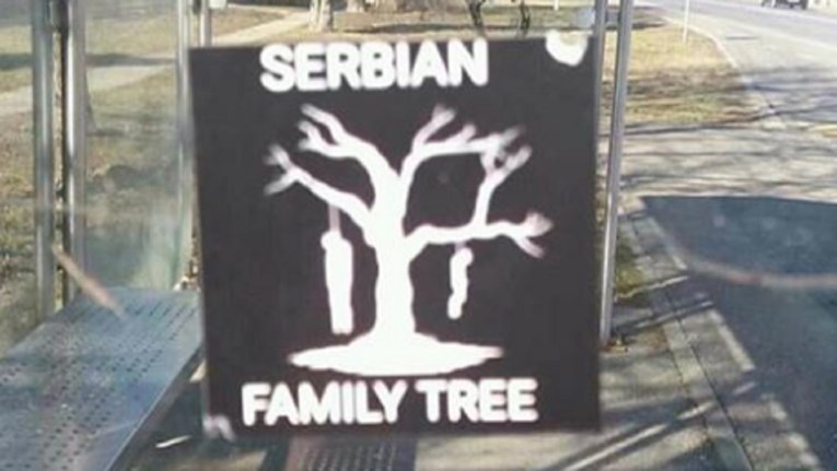 Morbidna poruka u Vukovaru: "Srpsko obiteljsko stablo"