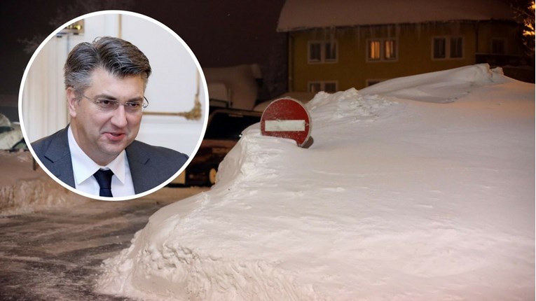 Plenković će sutra posjetiti snijegom zametene Delnice