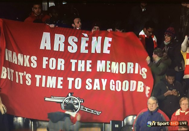 Navijači Arsenala: Arsene, hvala za uspomene, ali vrijeme je za odlazak