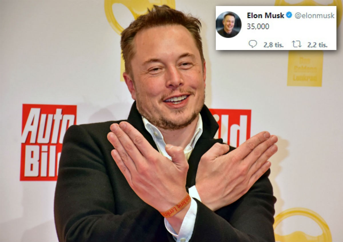 Ljudi nisu kužili zašto je Elon Musk tvitao broj 35.000, a odgovor se krio na njegovom profilu