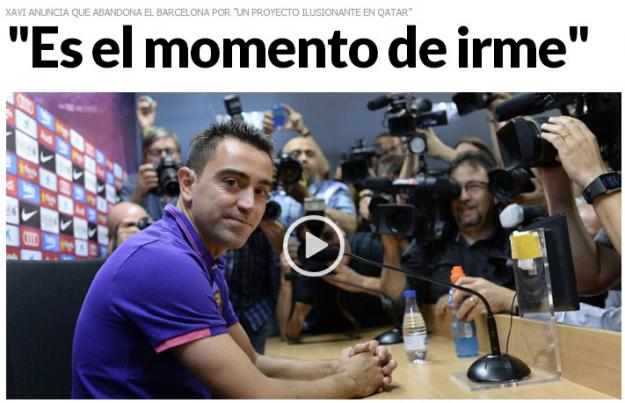 Xavi: Odlazim iz Barcelone, a Rakitić je fenomenalna kupovina i dobro će me zamijeniti