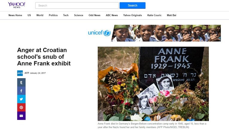 Sramota u stranim medijima: I AFP je prenio skandalozno ukidanje izložbe o Anni Frank