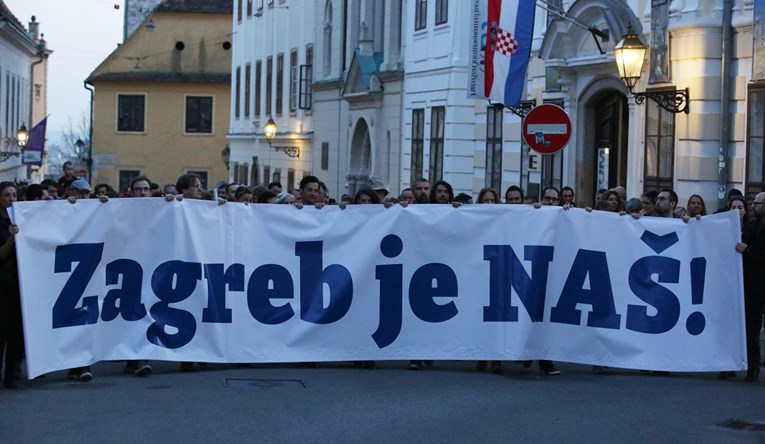 VIDEO Platforma "Zagreb je naš" održala prosvjedni skup: "Vratimo grad u svoje ruke"