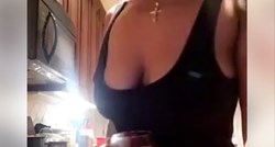 VIDEO Ovako izgleda kad zavođenje u seksi haljini pred web kamerom krene po zlu
