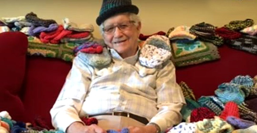 Kakva predivna priča! 86-godišnji djedica naučio plesti samo da pomogne malim Palčićima