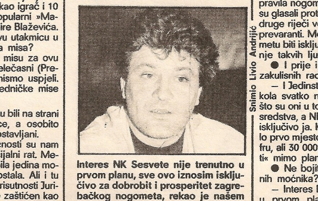Zdravko Mamić ´89.: Borit ću se za protjerivanje prevaranata iz nogometa
