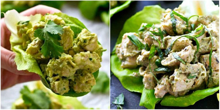 Ideja za ručak: Hladni zeleni smotuljici od piletine, avokada i zelene salate