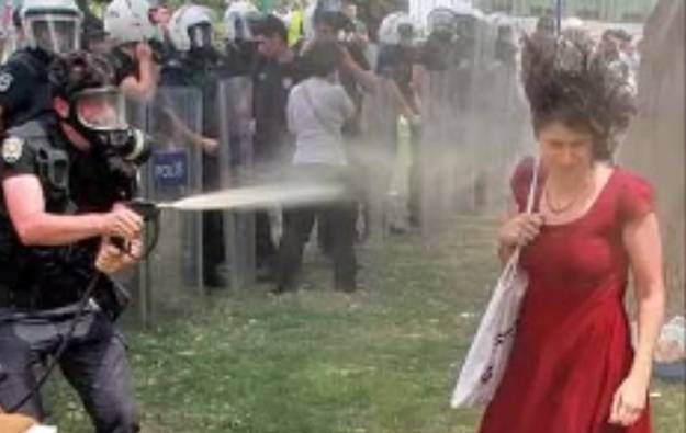 Turska: 20 mjeseci zatvora i sadnja 600 stabala za policajca koji je napao "ženu u crvenom"