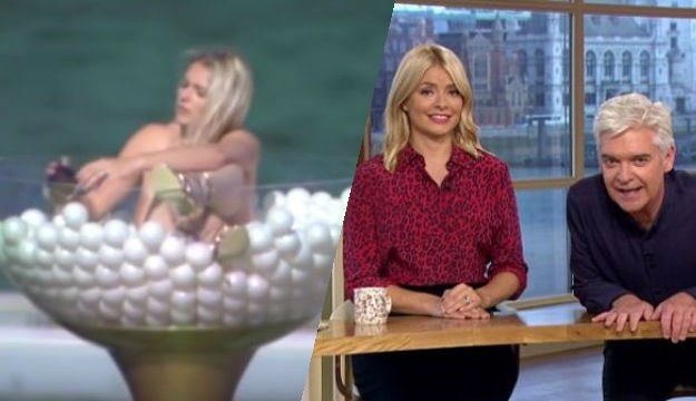VIDEO Voditelji usred jutarnjeg programa kroz prozor ugledali golu ženu u čaši šampanjca
