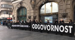 Akcija u Beogradu: "Nikad nećemo zaboraviti zločine u Vukovaru"