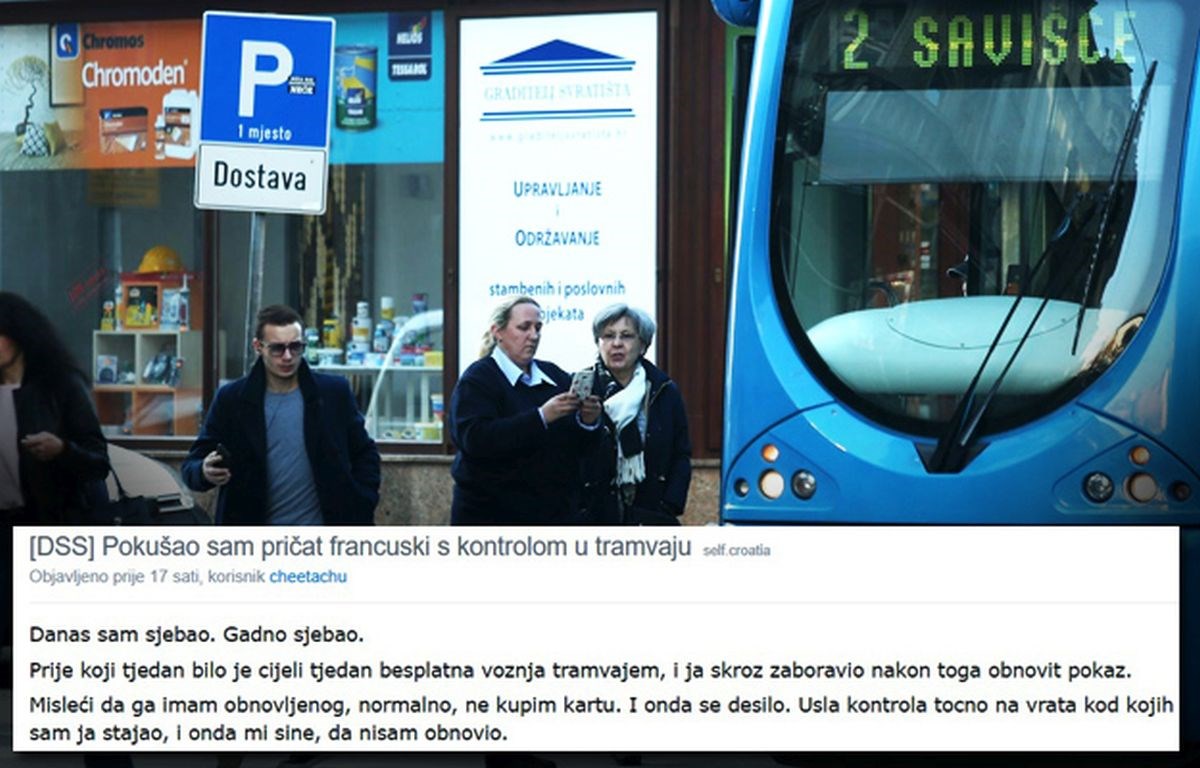 ZET-ovoj kontroli glumio da je Francuz pa požalio: "Danas sam sjebao. Gadno sjebao"