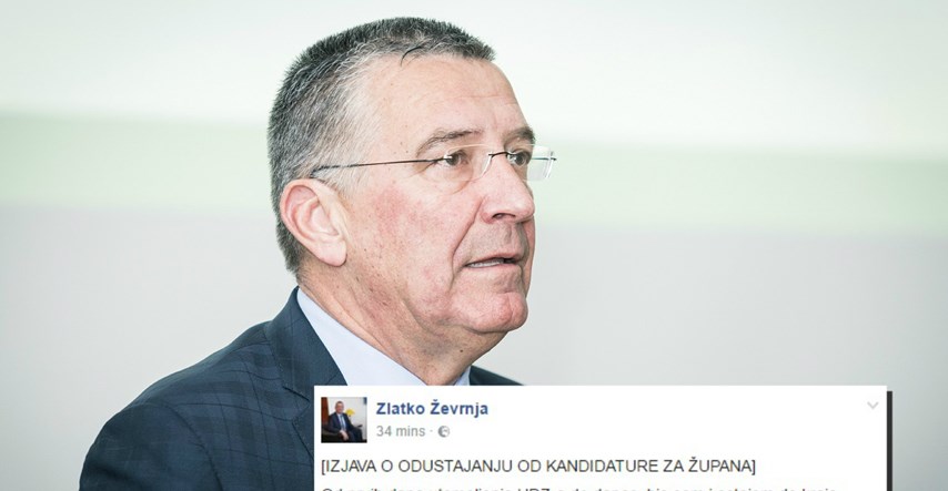Ževrnja na Facebooku komentirao odustajanje od kandidature, uspio ubaciti Tuđmana u priču