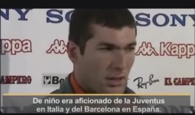 "Otkrivena" 20 godina stara snimka: Zidane je navijao za Barcelonu