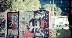 Rušenje jednog od simbola Zagreba: Grafiti stvarani gotovo 30 godina pretvorili su se u prah
