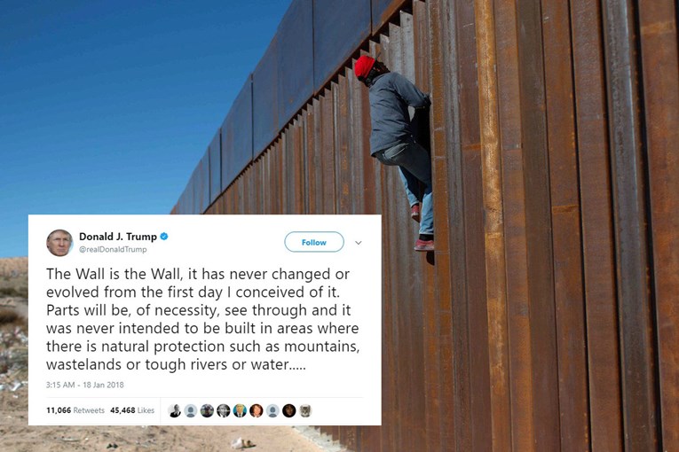 Trump ne odustaje od gradnje zida prema Meksiku: "Zid je zid, ništa se nije promijenilo"