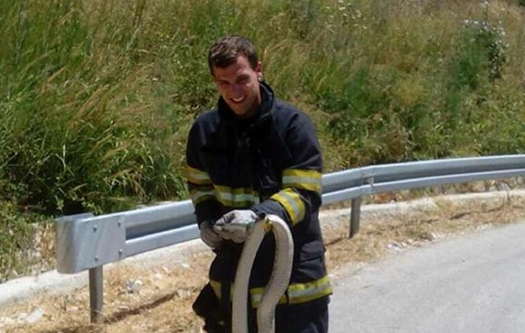 FOTO Pogledajte koliku zmiju su dubrovački vatrogasci izvukli iz kuće