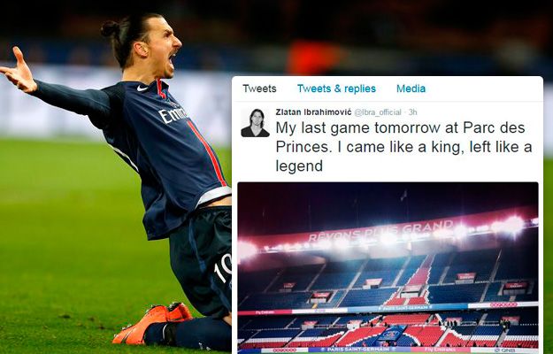 Ibrahimović sutra odlazi iz Pariza! "Došao sam kao kralj, idem kao legenda"