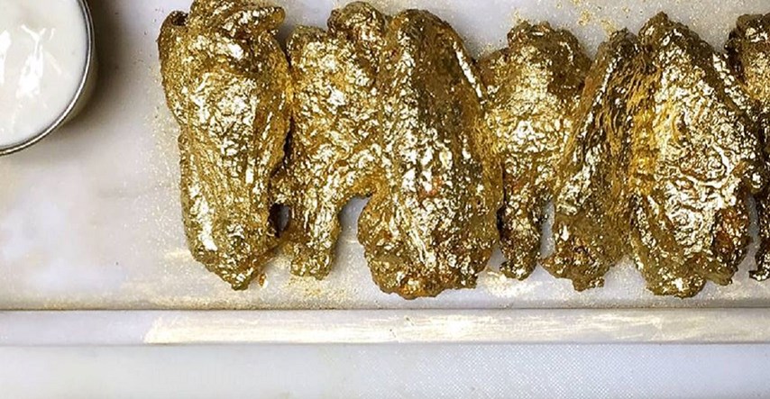 Preseravanje ili visoka gastronomija: Pileća krila od 24-karatnog zlata
