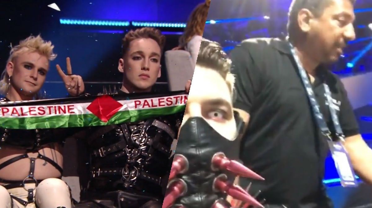 Objavljena snimka: Islanđanima na Eurosongu pokušali uzeti palestinske zastavice