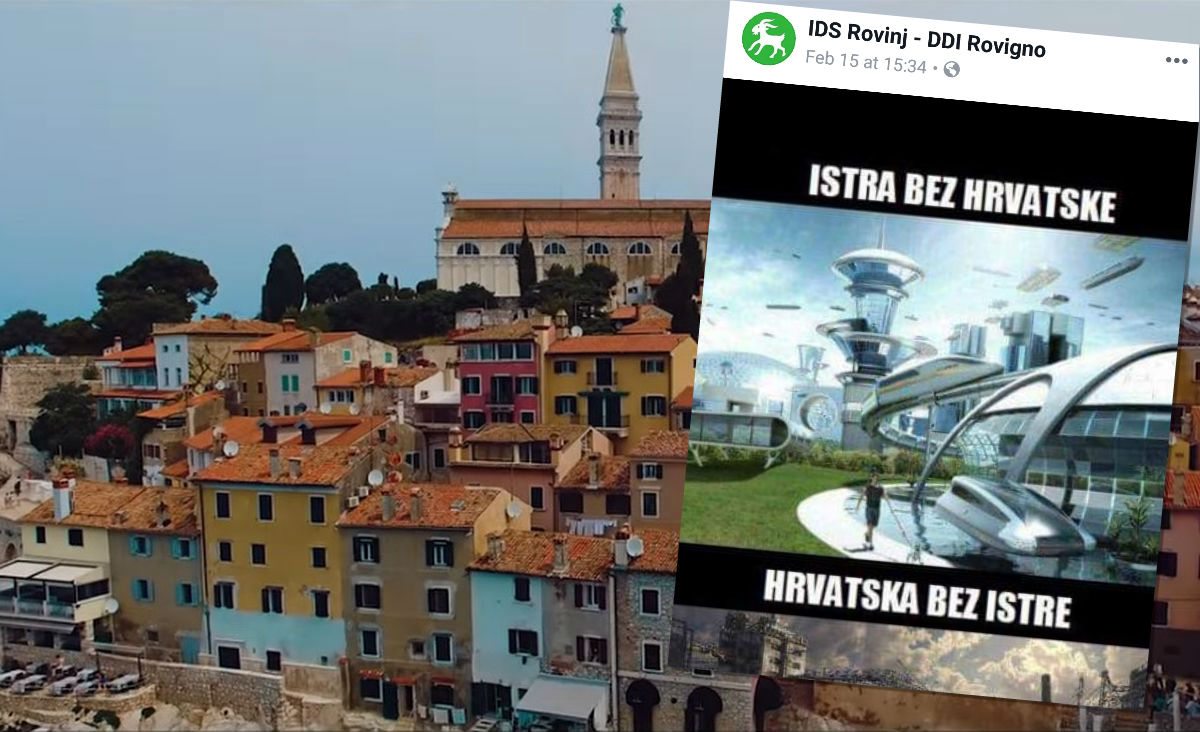 Rovinjski IDS na Fejsu: Evo kako bi izgledala Istra bez Hrvatske