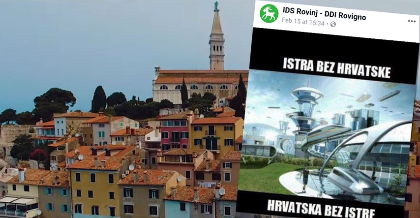 Rovinjski IDS na Fejsu: Evo kako bi izgledala Istra bez Hrvatske