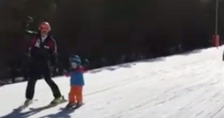 Pogledajte kako skija dvogodišnji sin Ivice Kostelića: “Zvijezda je rođena”