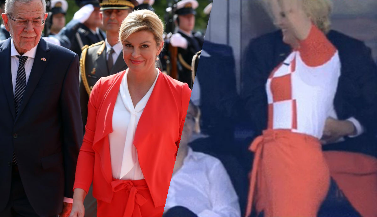 Kolinda dočekala austrijskog predsjednika u odijelu u kojem je skakala u Rusiji