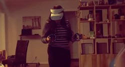 VIDEO Cura probala virtualnu stvarnost po prvi put i malo se previše uživjela