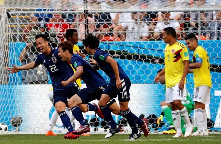 KOLUMBIJA - JAPAN 1:2 Prvo isključenje na Svjetskom prvenstvu, Japan izborio prvu pobjedu