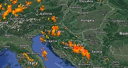 Tuča u Istri, oluja se približava Zagrebu