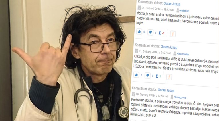 Dr. Jusup je najbolje ocijenjen hrvatski doktor: "Volio bih češće biti bolestan"