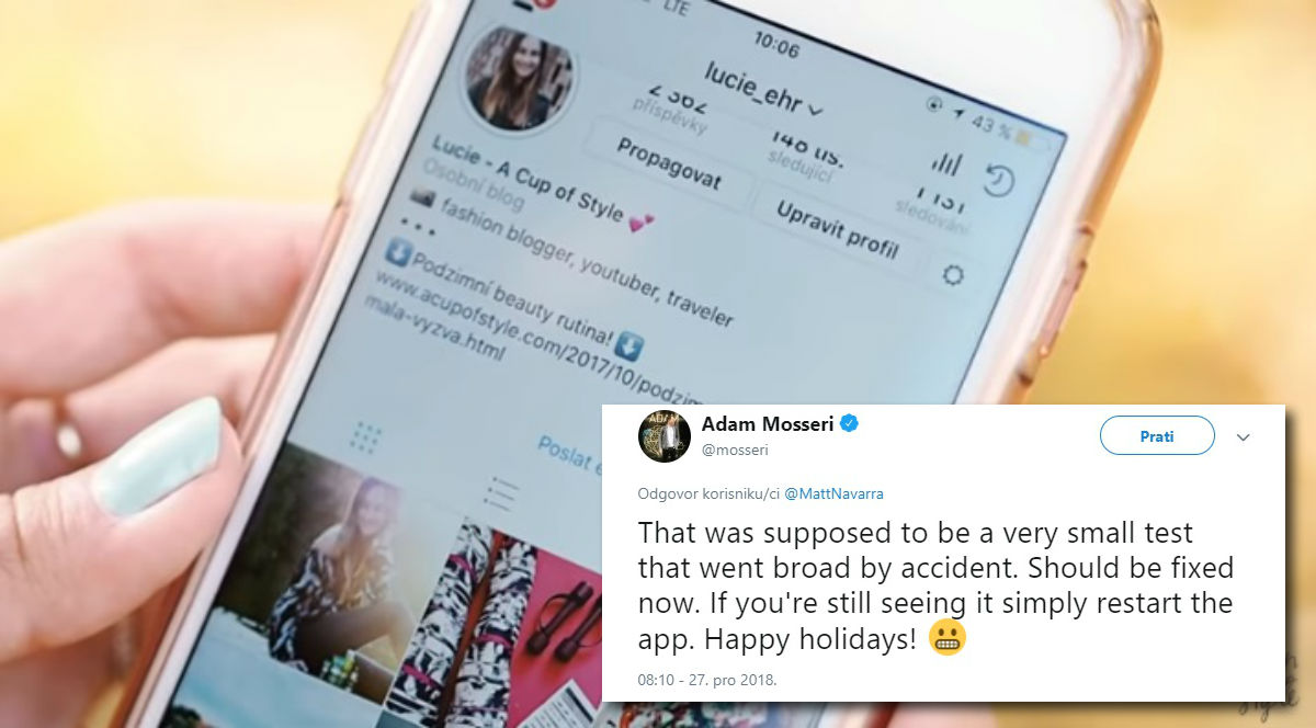 Nakon bijesa korisnika vraćen stari dizajn Instagrama