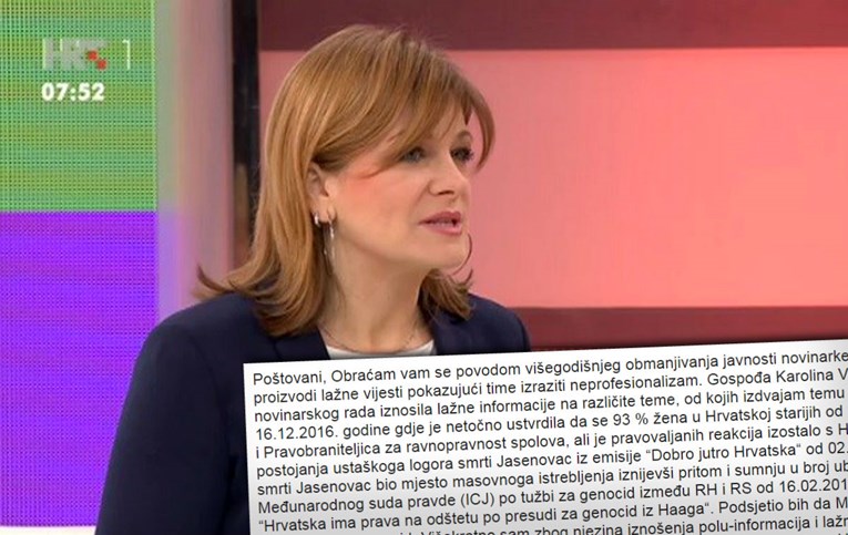 Stigla prijava protiv Karoline Vidović Krišto na književnom hrvatskom. Hoće li je sada razumjeti?