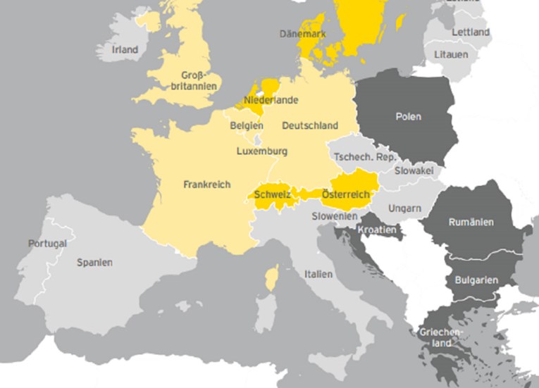 Pogledajte kartu iz njemačke studije: Hrvatska je crna rupa Europe