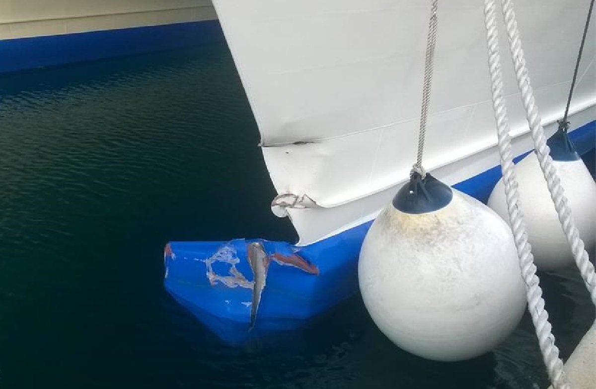 Katamaran udario u luku na Lastovu