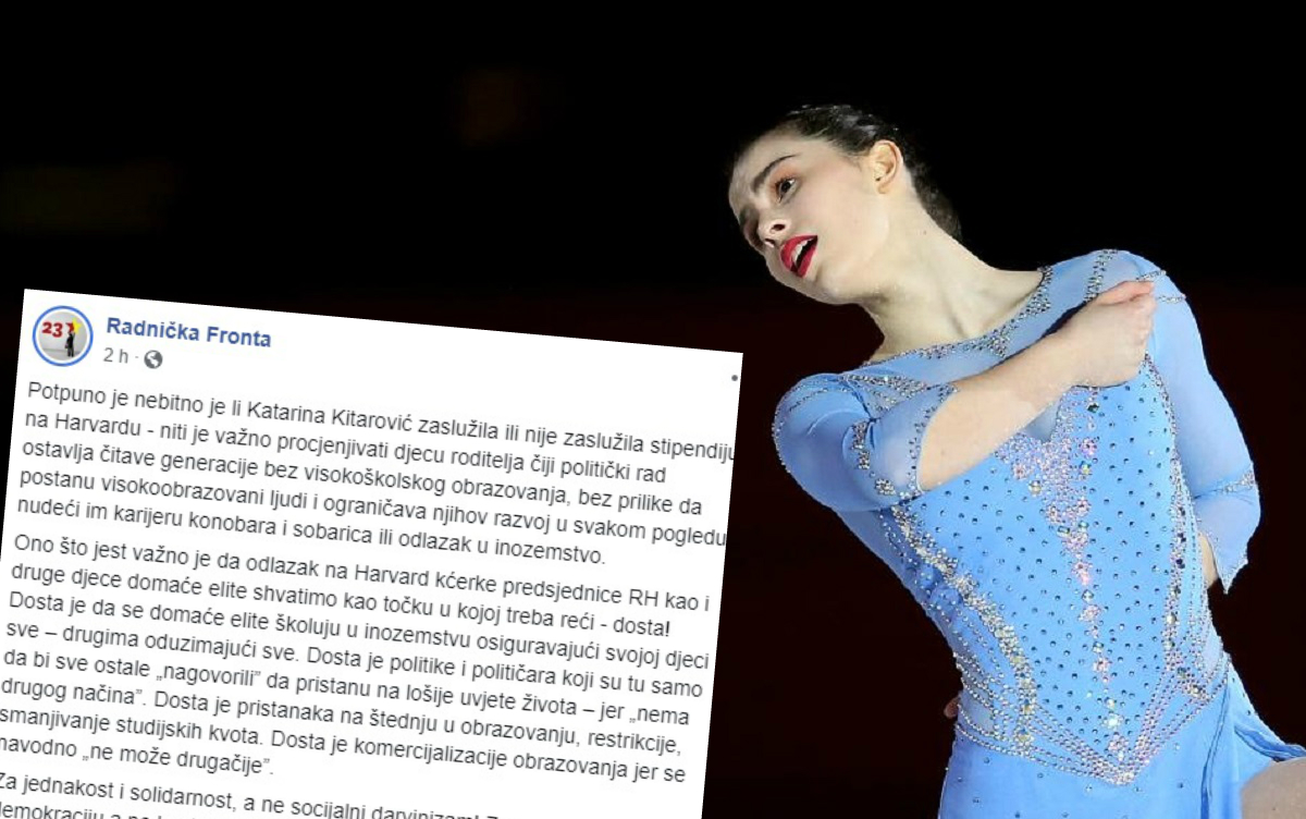 Radnička fronta o stipendiji Kolindine kćeri: Dosta je toga