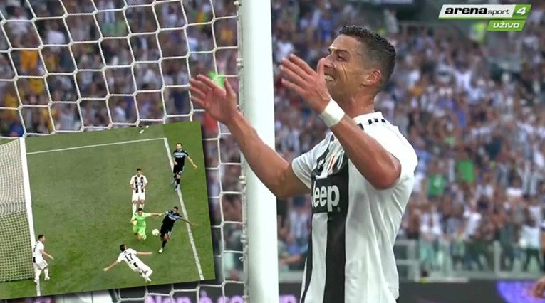 VIDEO JUVENTUS - LAZIO 2:0 Mandžukić "ukrao" Ronaldu gol, Cristiano širio ruke