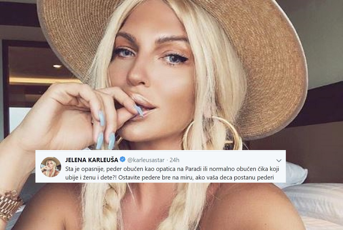 Karleuša o beogradskom Gay Prideu: "Ovu zemlju vode opasne pederčine pa ćutite"