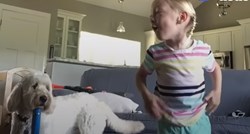 Curica s cerebralnom paralizom napravila prve korake uz podršku svog ljubimca