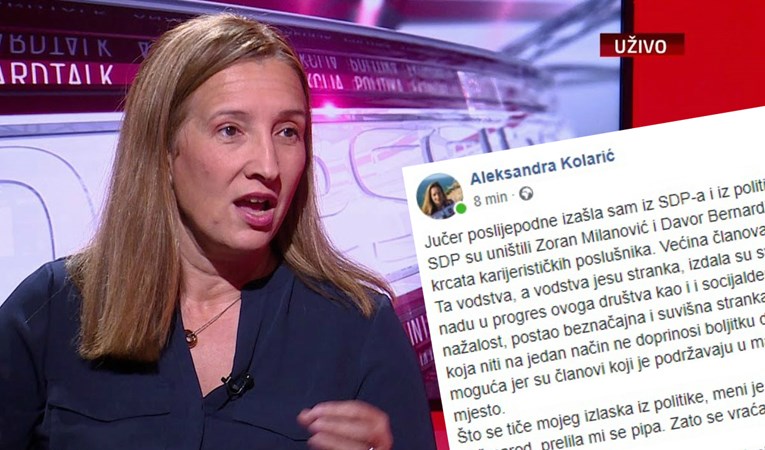 Kolarić komentirala napuštanje SDP-a i politike, otkrila i krivce za to